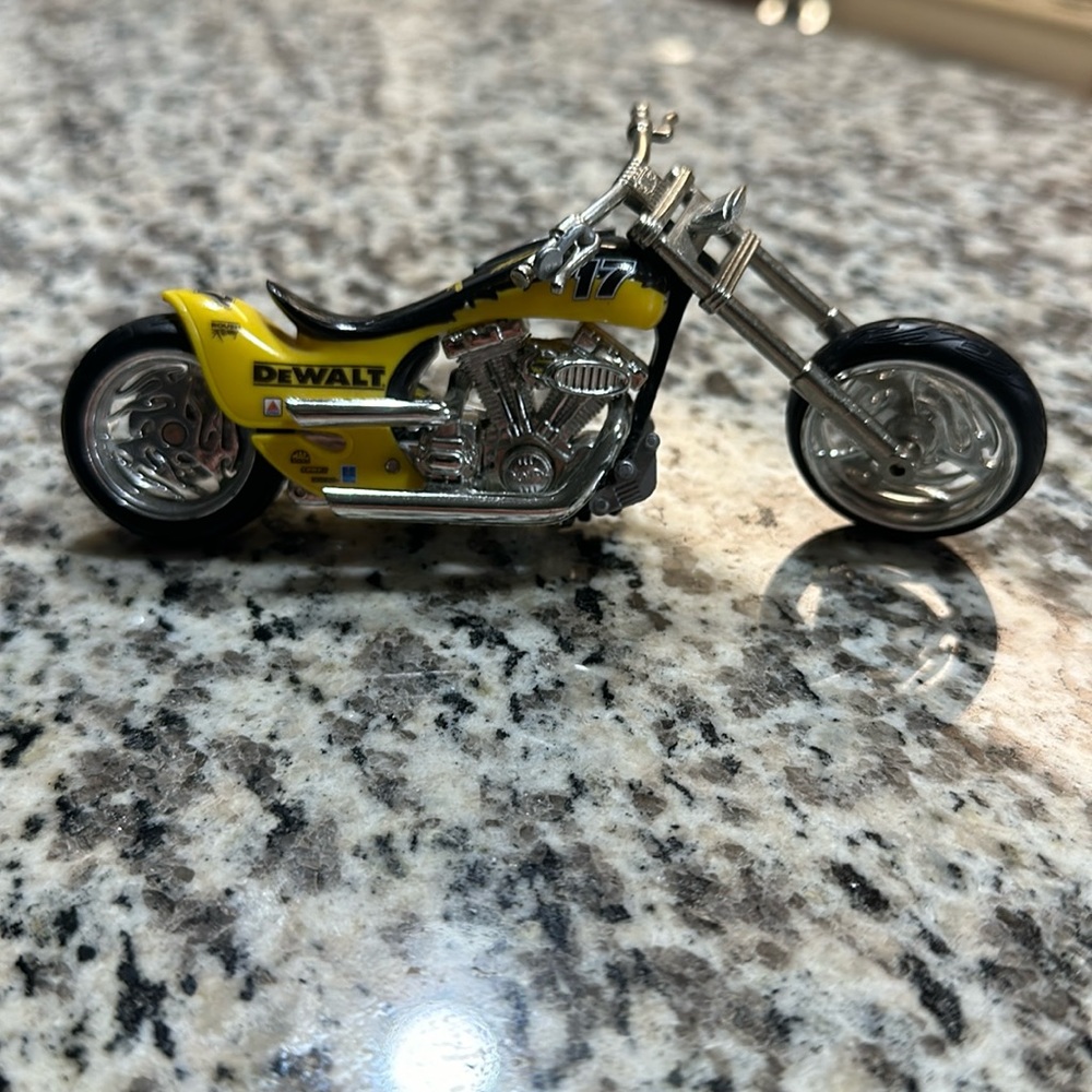 Toy Motorcycle Figurine